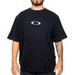 Camiseta Masculina Oakley Heritage Ellipse Metal Blackout-FOA407508-02E- -1-
